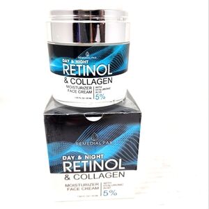 Retinol &‎ Collagen Face Cream Moisturizer Day & Night Hyaluronic Acid Sealed